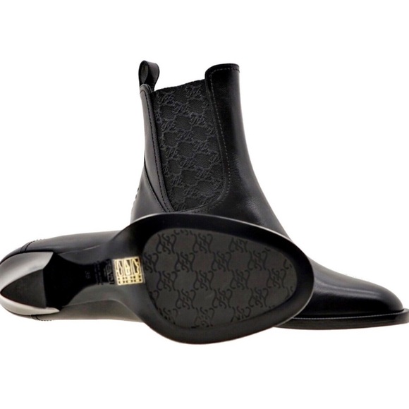 Fendi FF Karligraphy Motif Ankle Boots Size 37 - Picture 5 of 9
